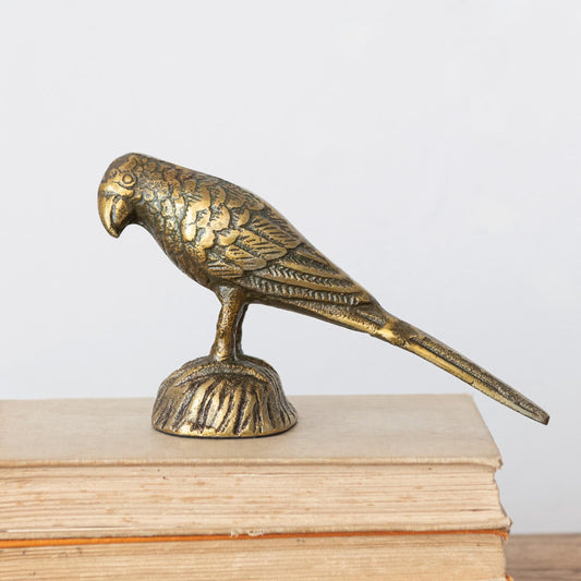 Antiqued Gold Bird