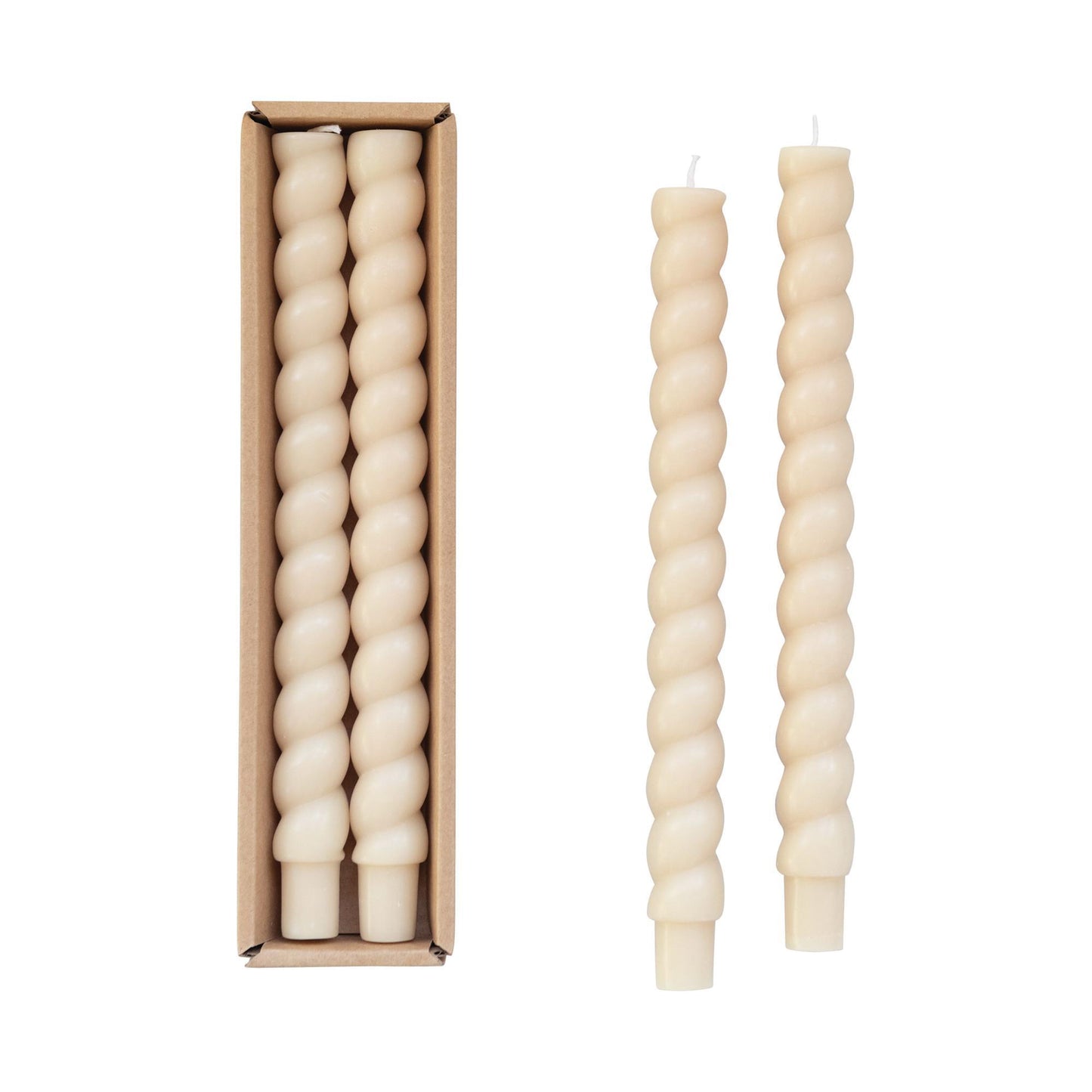 Unscented Twisted Taper Candles