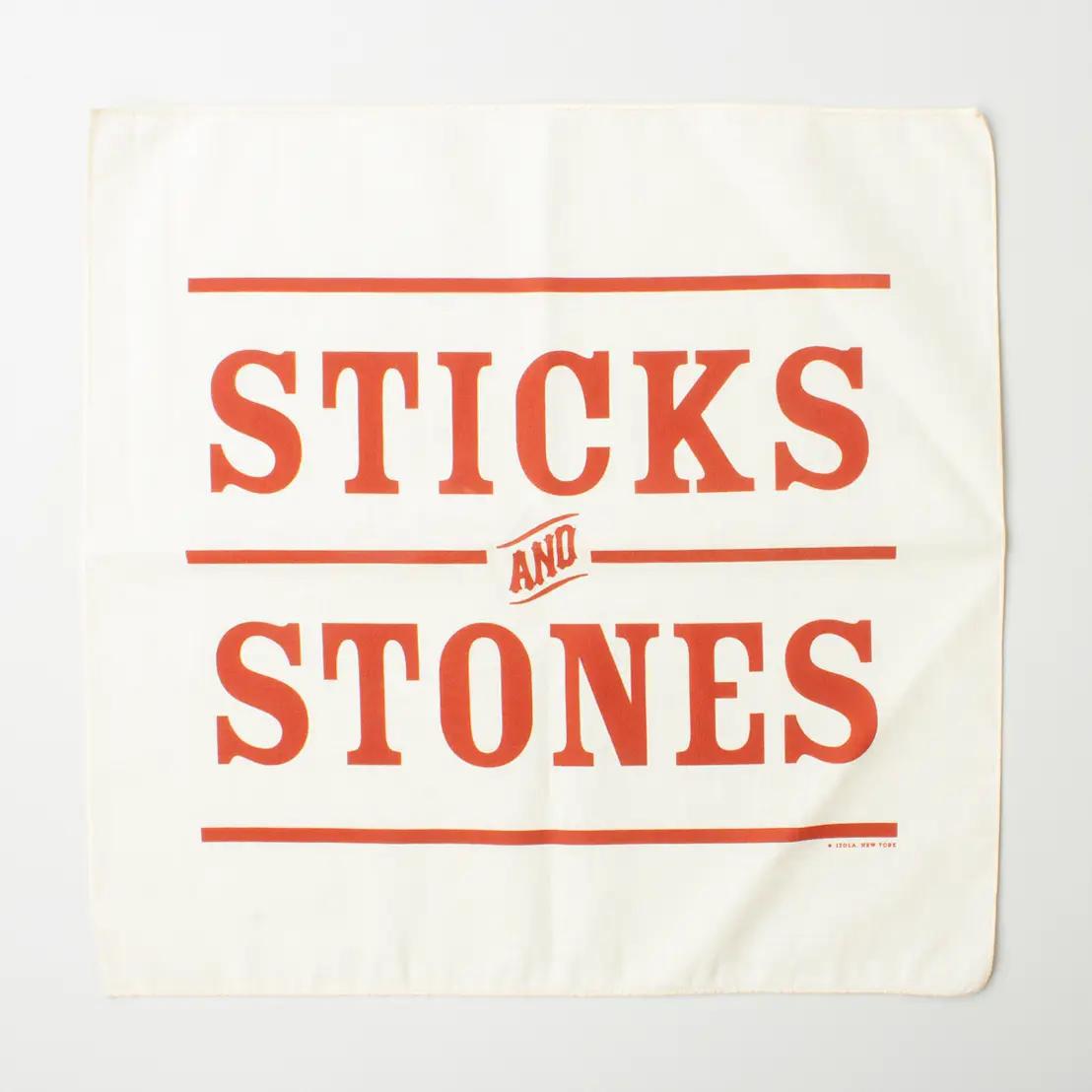 Sticks & Stones Handkerchief