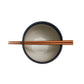 Polka Dot Stoneware Bowl with Chopsticks