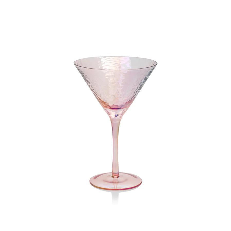 Apertivo Martini Glass Luster Pink