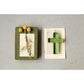 Recycled Glass Hanging Cross