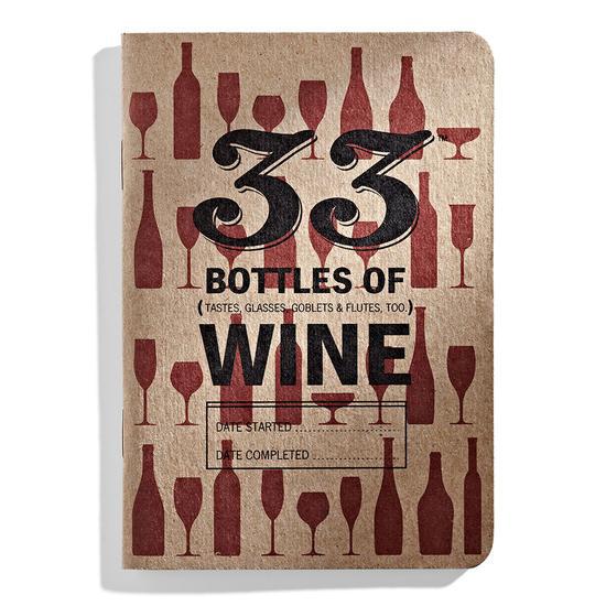 33 Bottles of Wine Tasting Journal