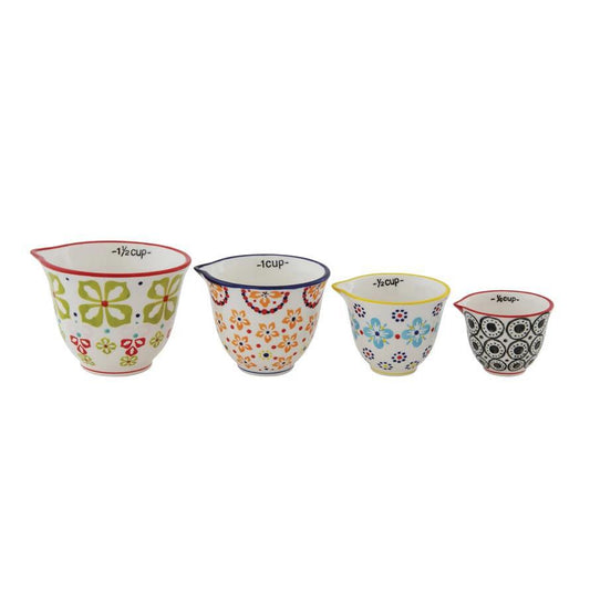 Floral Pattern Measuring Cups