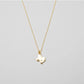 Texas Hammered Gold Necklace