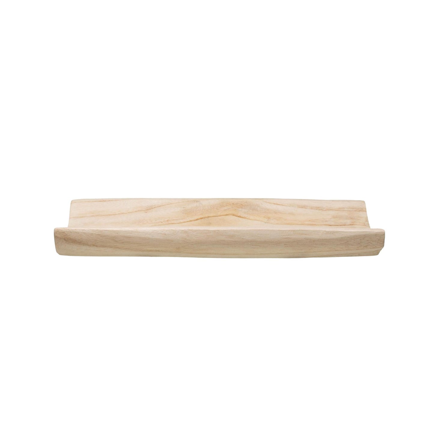 Paulownia Wood Curved Tray
