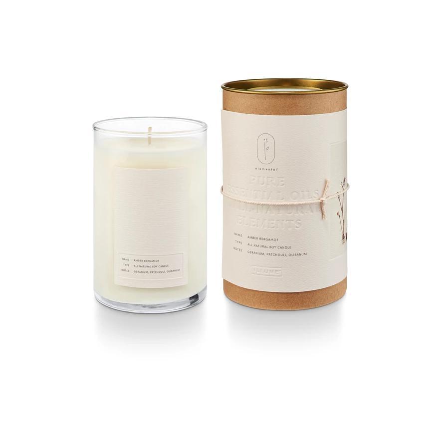 Elemental Collection Natural Glass Candle