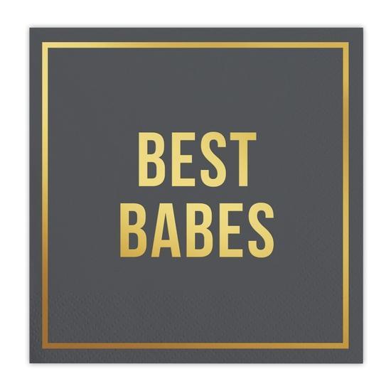 Paper Cocktail Napkins - Best Babes