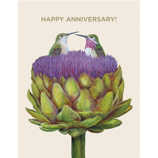 Anniversary Hummingbirds Card