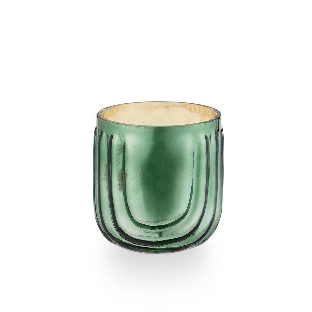 Fa La Lovely Pressed Glass Candle - Balsam & Cedar