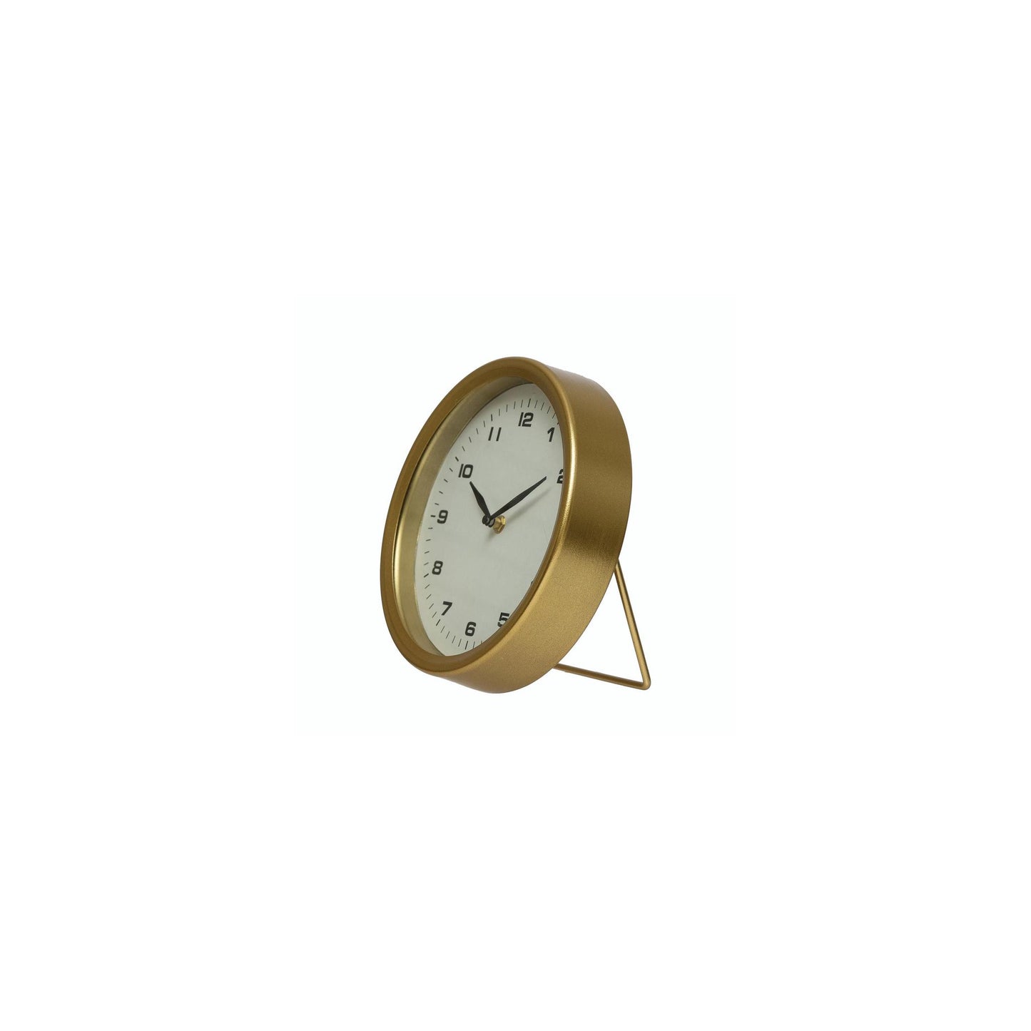 Brass Finish Table Clock