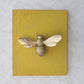Resin Bee with Gold Finish