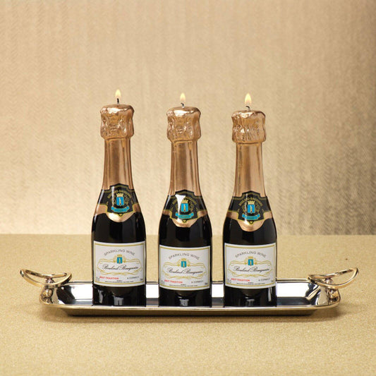 Mini Champagne Bottle Candle